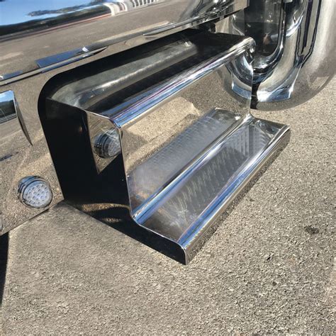 stainless steel peterbilt step boxes|peterbilt steps for sale.